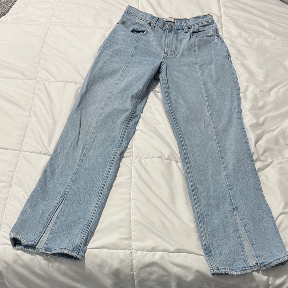 Abercrombie & Fitch split bottom jeans